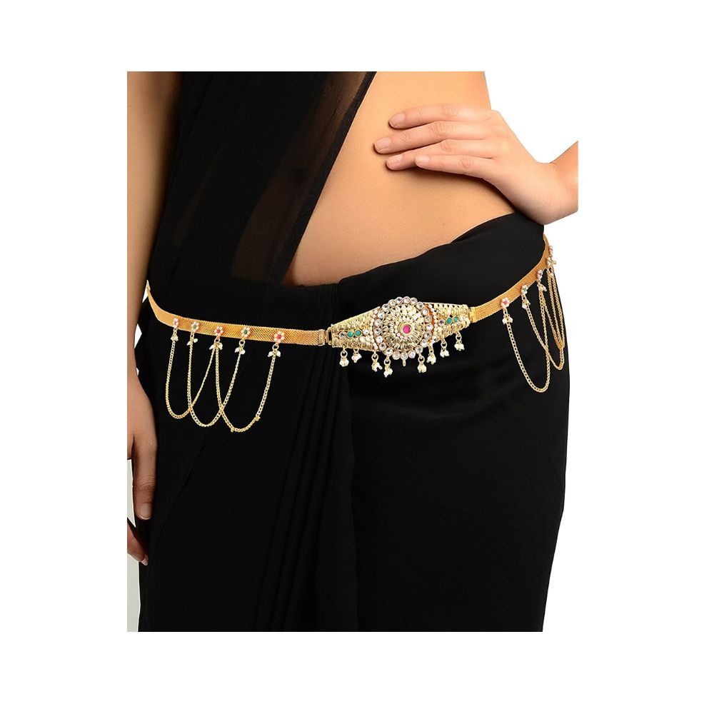 Sukkhi Belly Chains for Women (Golden) (KB71868GLDPJ092017)