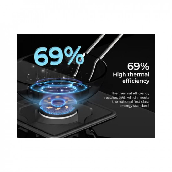 Sunshine Slimmest Magnite 3 Burner Glass Hob Top Cooktop Manual Ignition  ISI Certified  2 Years General Warranty Burner Gas Valve and Glass - 5 Years