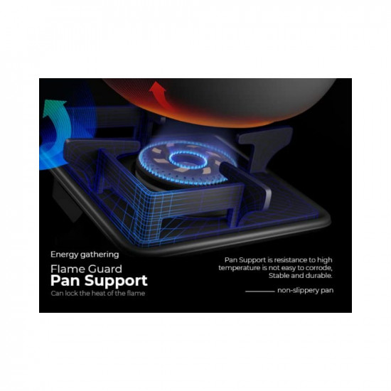 Sunshine Slimmest Magnite 3 Burner Glass Hob Top Cooktop Manual Ignition  ISI Certified  2 Years General Warranty Burner Gas Valve and Glass - 5 Years