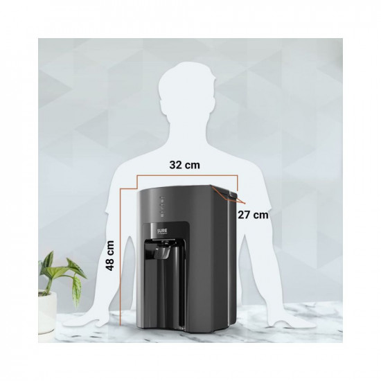 Sure from Aquaguard Delight NXT 6L Storage UV+UF Water Purifier,Suitable for Municipal Water(TDS Below 200ppm)|Eureka Forbes (Not Suitable for tanker or borewell water)