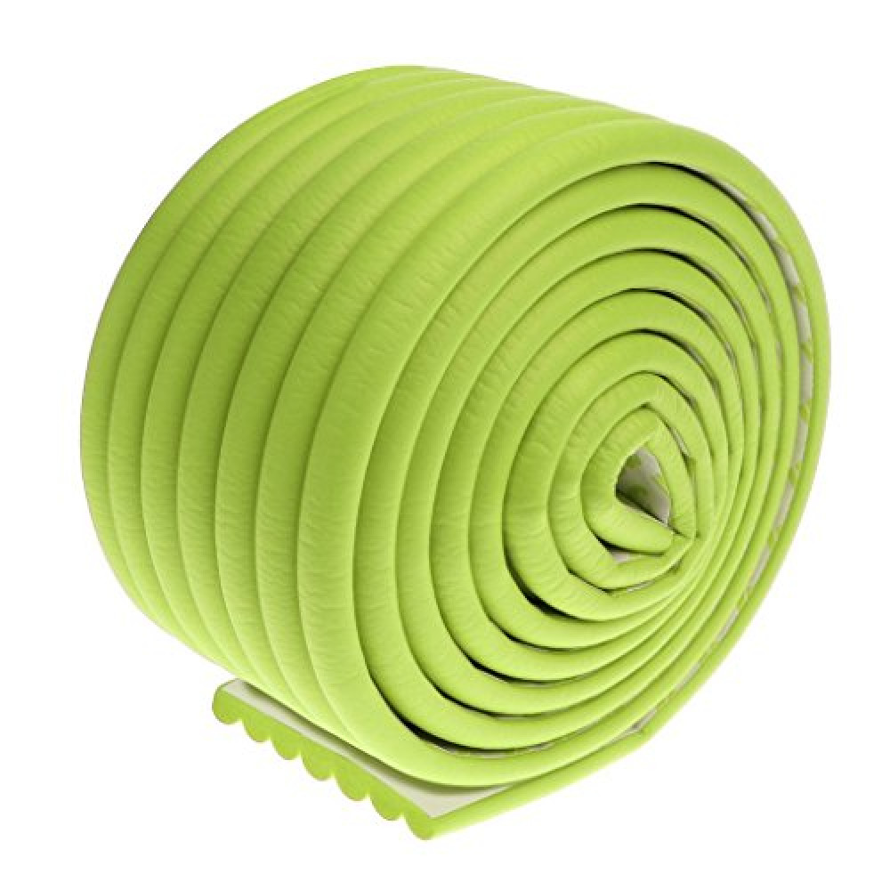 SYGA Baby Safety Strip Furniture Edge Cushion Cover 2 Meter 6.5 Feet Tape,Green,Size 2 m (Pack of 1)