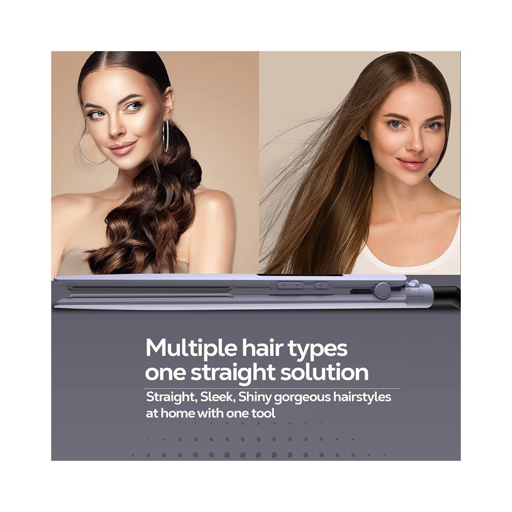 Syska HS6810Pro SalonFinish Hair Straightener with Ceramic Coating Aluminium Plate