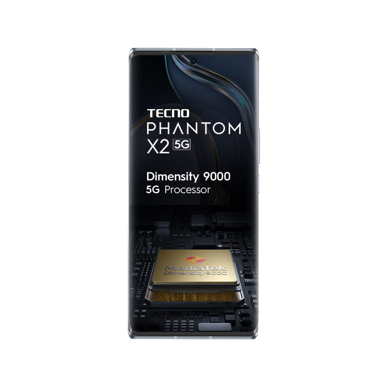 TECNO Phantom X2 5G Moonlight Silver 8GB RAM256GB Storage  Worlds 1st 4nm Dimensity 9000 5G Processor  Dual Curved AMOLED Display  64MP RGBW Camera
