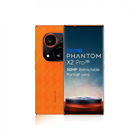 TECNO Phantom X2 Pro 5G Mars Orange 12GB RAM256GB Storage  World039s 1st Retractable 50MP Portrait Lens  World039s 1st 4nm Dimensity 9000 5G Processor