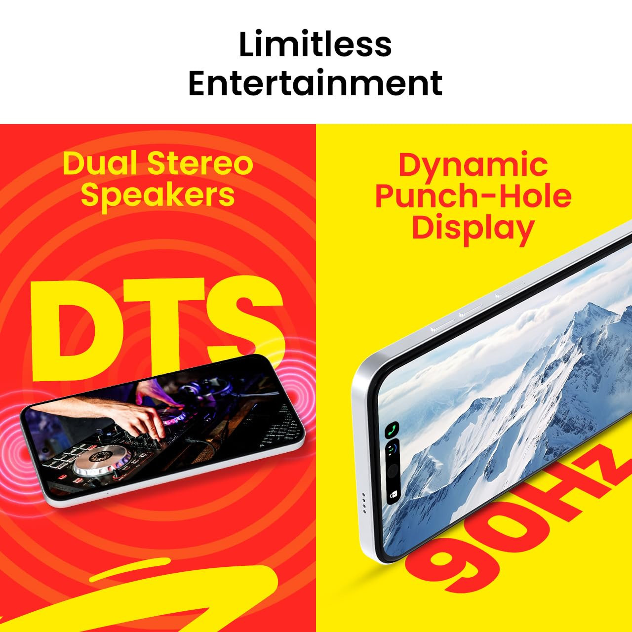 Tecno POP 9 Glittery White 3GB64GB Indias 1st Mediatek G50  IP54 Rated  IR Remote  Dual Speaker with DTS  36 Month Lag Free Fluency  15W Fast Charging Support  5000 mAh Battery
