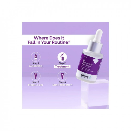 The Derma Co 2% Salicylic Acid Serum with Witch Hazel & Willow Bark for Active Acne - 30 ml