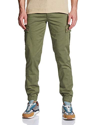 Buy The Indian Garage Co. Charcoal Grey Digital Print Slim Cargo Trousers -  Trousers for Men 1124785 | Myntra