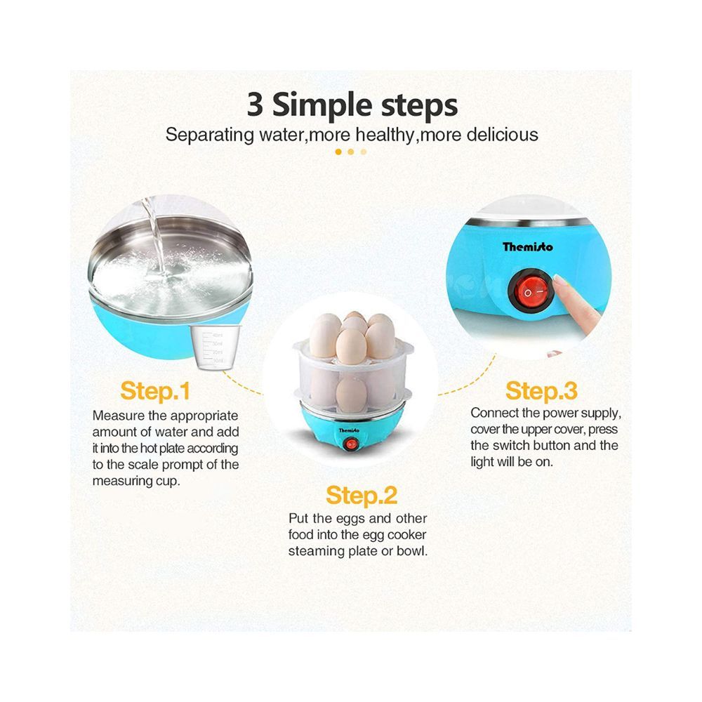 Themisto 350 Watts Egg Boiler-Blue