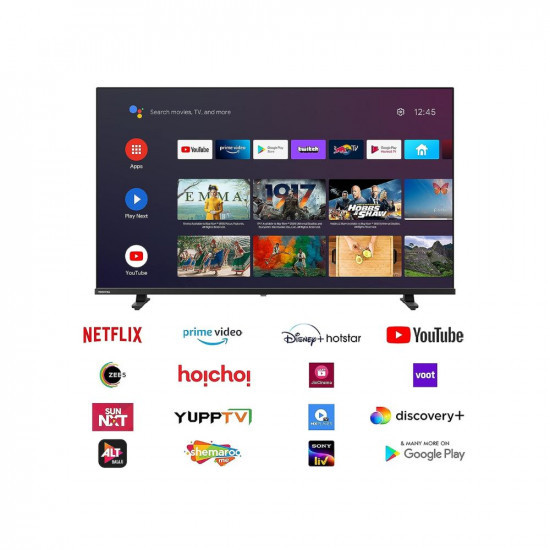 TOSHIBA 108 cm 43 inches V Series Full HD Smart Android LED TV 43V35MP Black