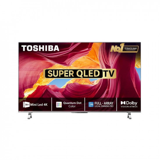 TOSHIBA 164 cm 65 inches 4K Ultra HD Smart Super QLED TV 65M650MP Black
