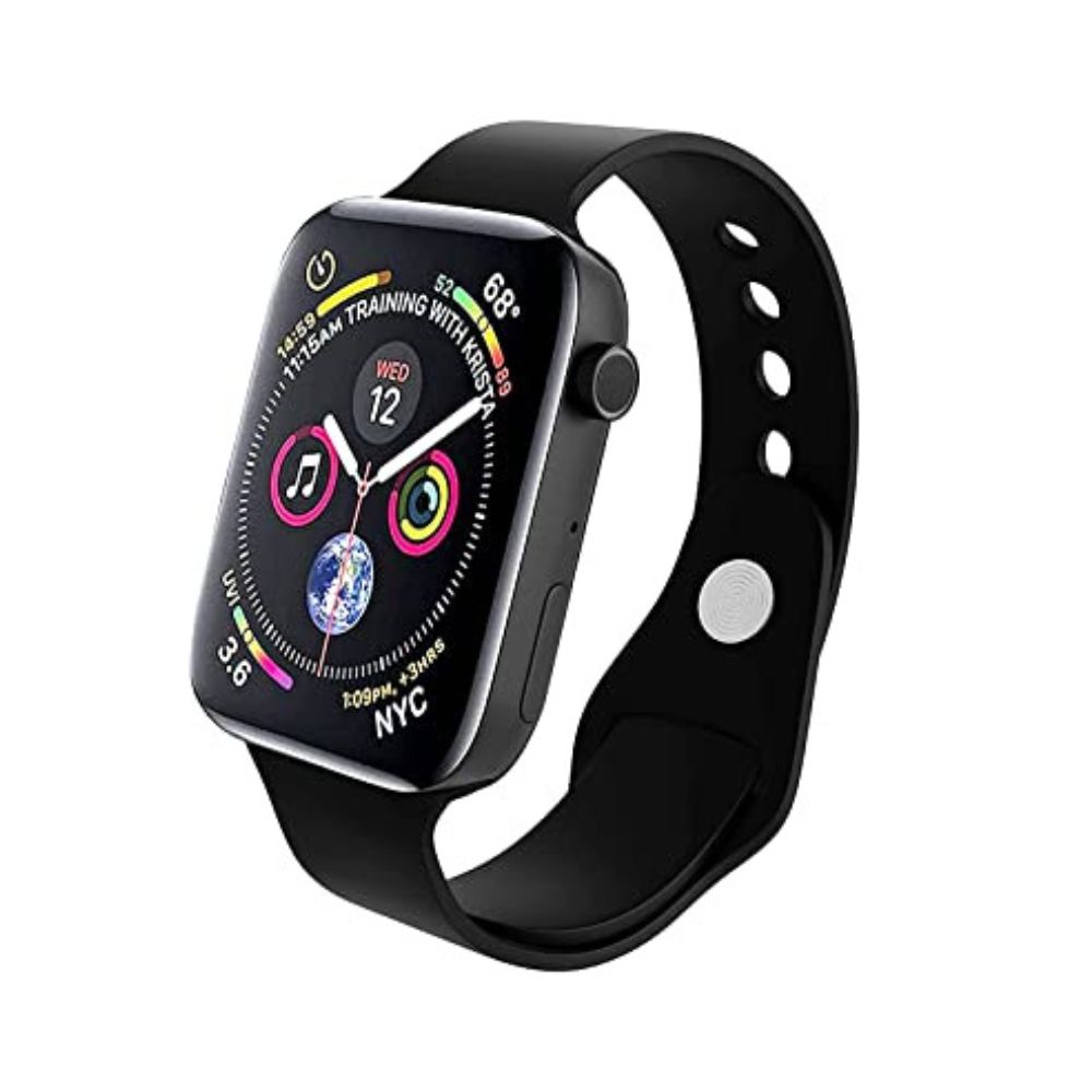 UBON Smart Watch Fitguru 1.75ÃÂ Full Touch HD Display with Heart & SpO2 Monitoring Smart Watch for Men Women, Black