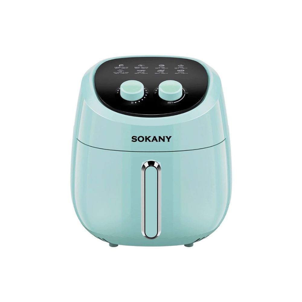 HUEX 4 Liter Air Fryer Oven with Touch Control Panel for Healthy Cooking Baking and Grilling Air Fryer 1300W-1500W
