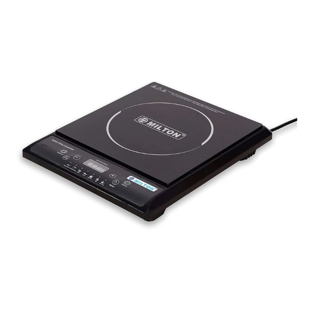 MILTON Premium Elegant  Smart Induction Cooktop with Push Button Black