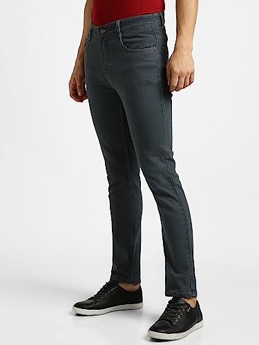 Men's Brown Jeans-Men's slim-fit stretch jeans in Brown| WAM DENIM