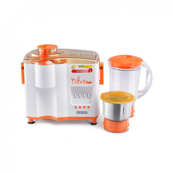 Usha 3442 Popular 450 W Juicer Mixer GrinderMulticolor 2 Jar
