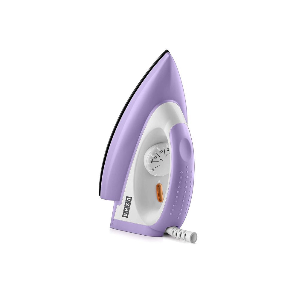 USHA Armor AR1100WB 1100 W Dry Iron with Black Weilburger Soleplate Purple