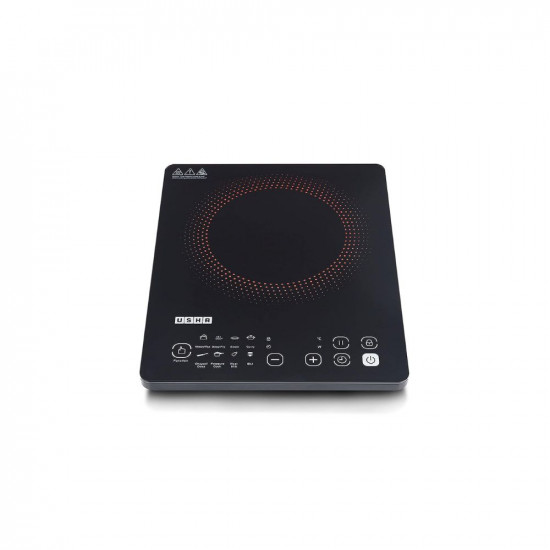 Usha Cookjoy (Cj2000Wtc) 2000 Watt Induction Cooktop With Touch Control (Black), Sealed, 1 Burner