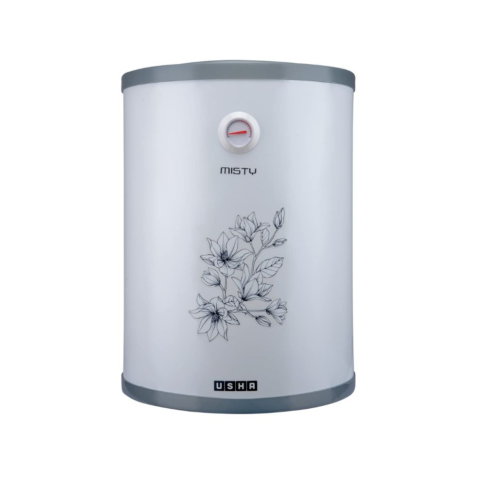 Usha Misty 15 Ltr 2000-Watt 5 Star Storage Water Heater (Grey Magnolia)