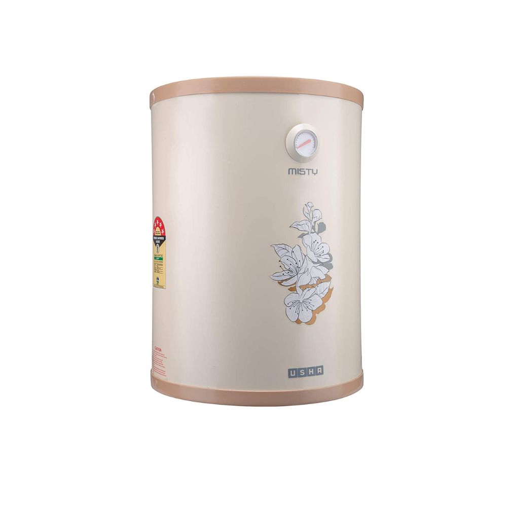 Usha Misty 25 Ltr 2000-Watt 5 Star Storage Water Heater (Ivory Cherry Blossom)