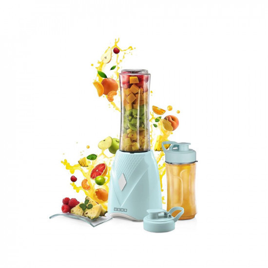 USHA On The Go Blender NB30X1 Nutri Blend 350 W 100 Copper Motor For Longer Life 2 Jars 600 Ml  330 Ml With Easy To Carry Bottles  Spill Proof Spout  Store Lids  2 Years Warranty  Green
