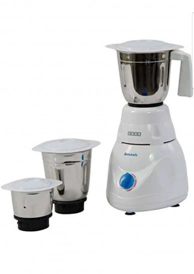 Usha Smash Mixer Grinder MG-2853 500-Watt 3 Jars White