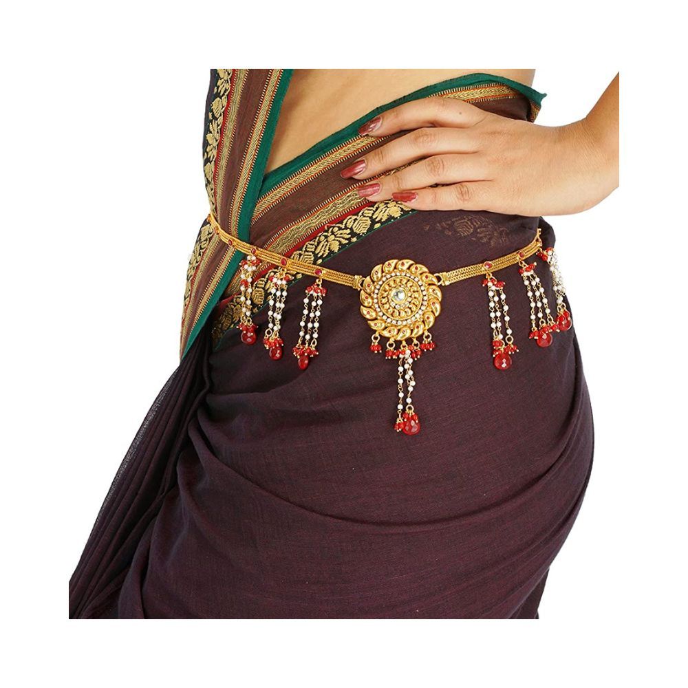 Vama Fashions Traditional Gold Plated Kamar Patta/KamarBand/Waist