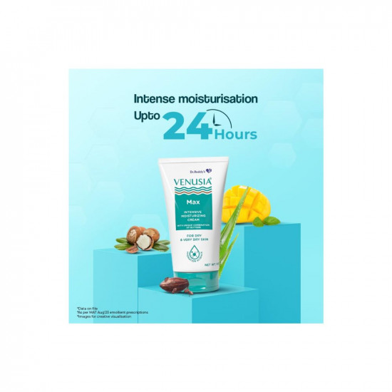 Venusia Max Intensive Moisturizing Cream For Dry Skin To Very Dry Skin, 150 g