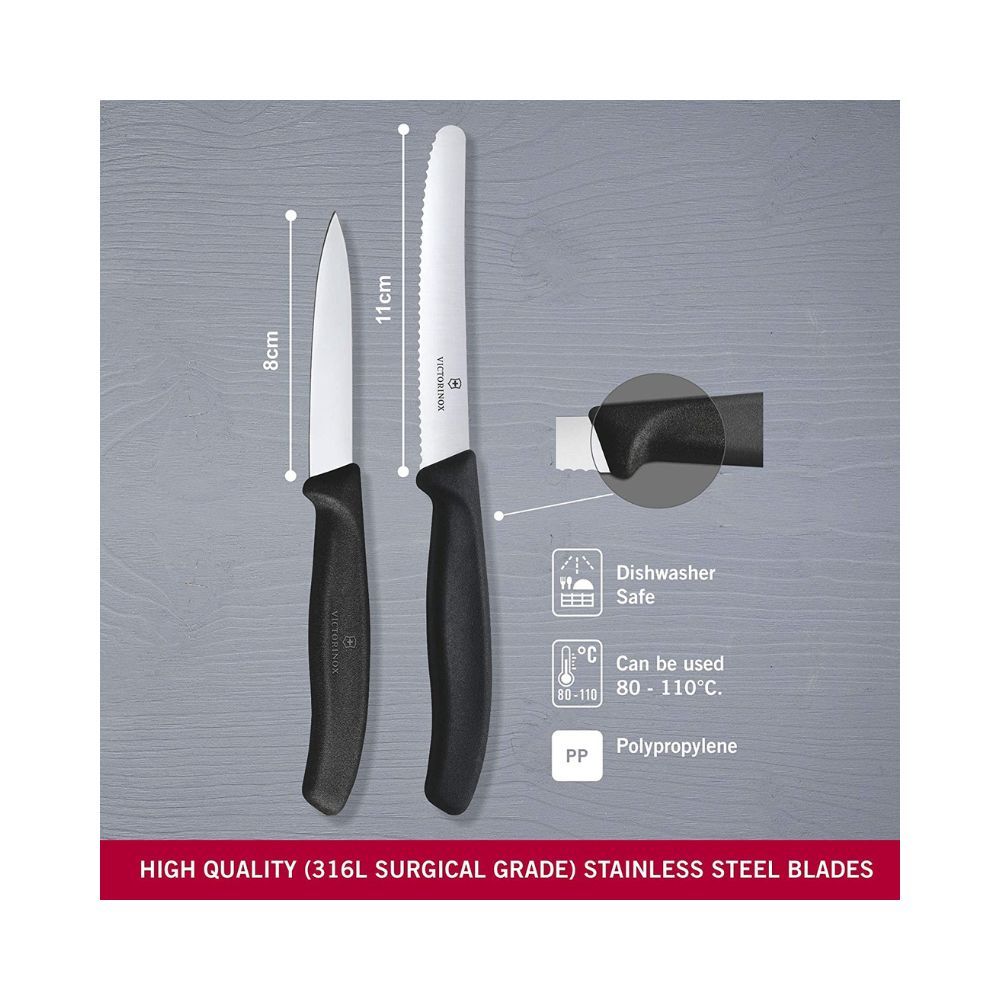 Victorinox Kitchen Knife (Black)