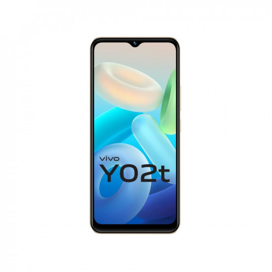 Vivo Y02t (Sunset Gold, 4GB RAM, 64GB Storage) with No Cost EMI/Additional Exchange Offers