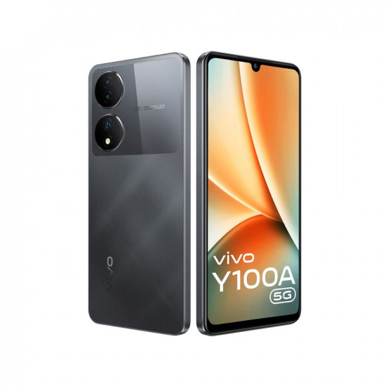 Vivo Y100A 5G (Metal Black, 8GB RAM, 256GB Storage) with No Cost EMI/Additional Exchange Offers