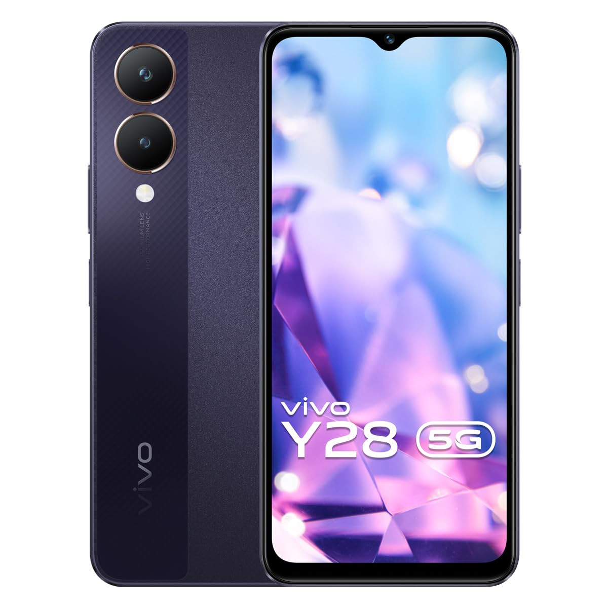 Vivo Y28 5GCrystal Purple 4GB RAM 128GB Storage with No Cost EMIAdditional Exchange Offers