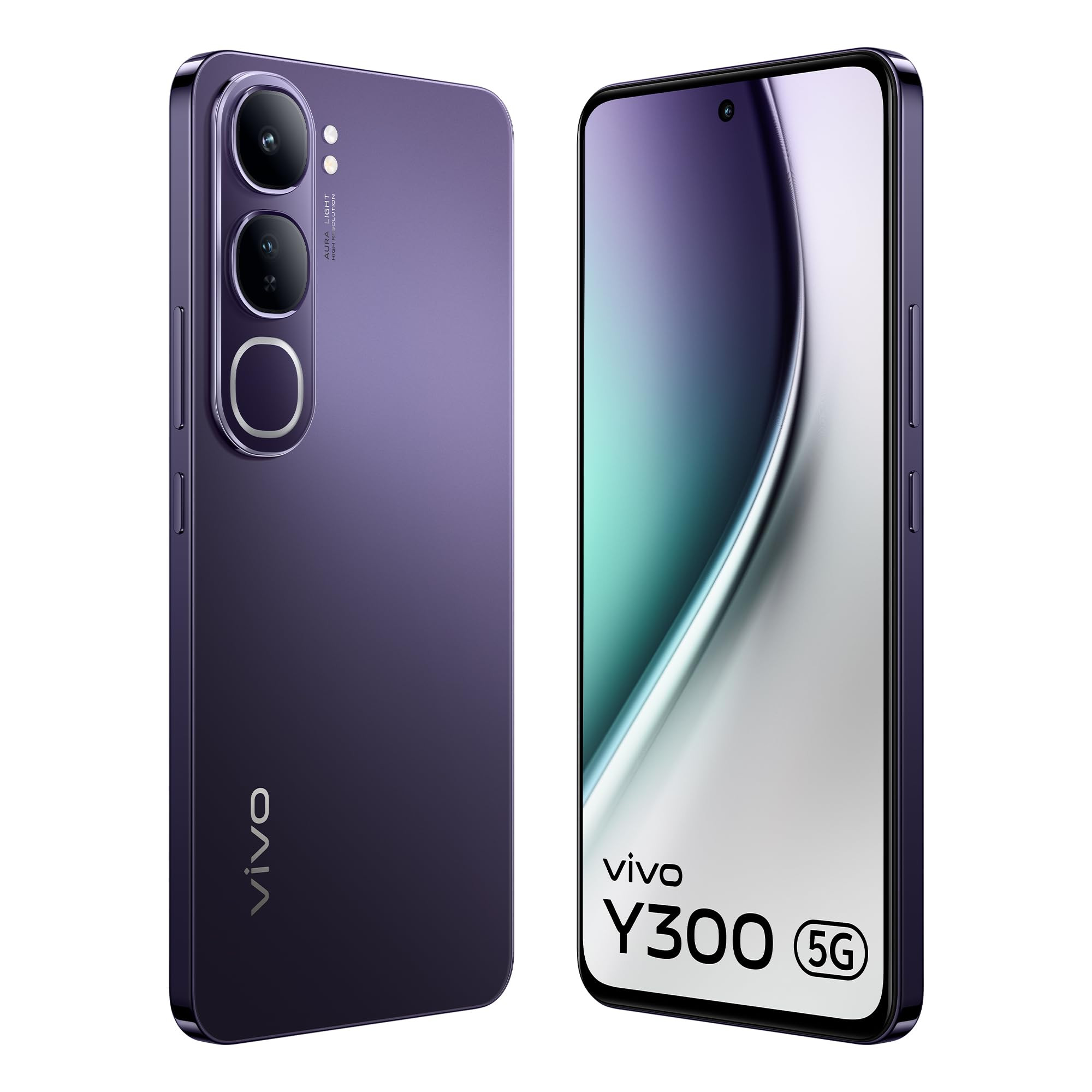 Vivo Y300 5G Phantom Purple 8GB RAM 256GB Storage with No Cost EMIAdditional Exchange Offers