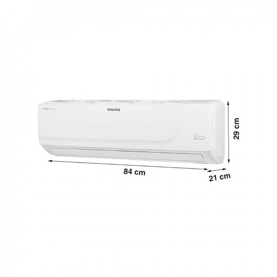 Voltas 14 Ton 3 Star Inverter Split ACCopper Adjustable Cooling Anti-dust Filter 2023 Model 173V Vectra Platina White
