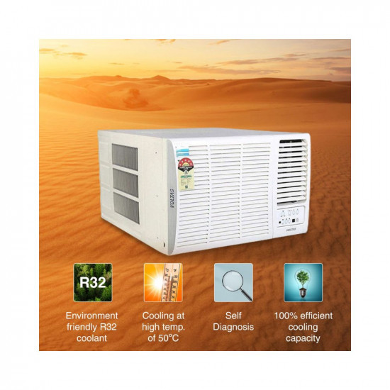 Voltas 15 Ton 3 Star Inverter Window AC Copper 2-in-1 Adjustable Mode 2023 Model 183V Vertis Elite White