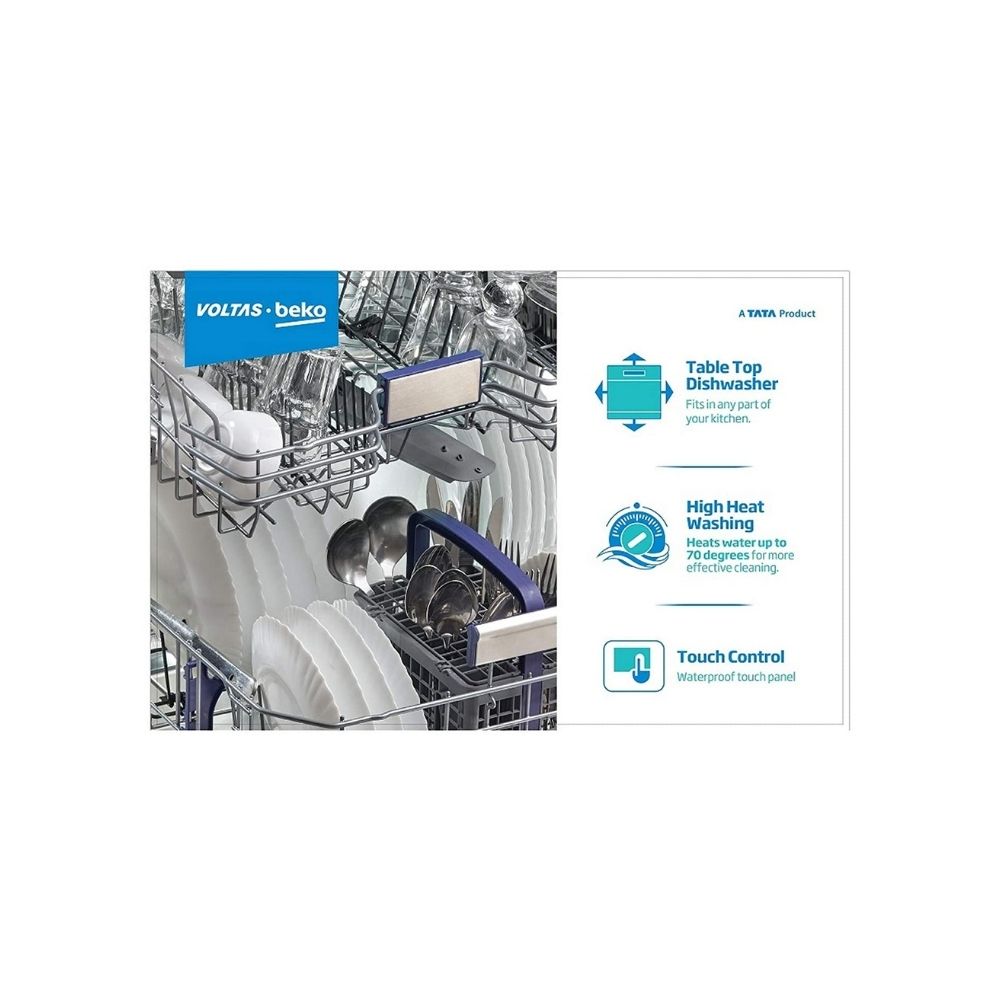 Voltas beko 8 place deals table top dishwasher