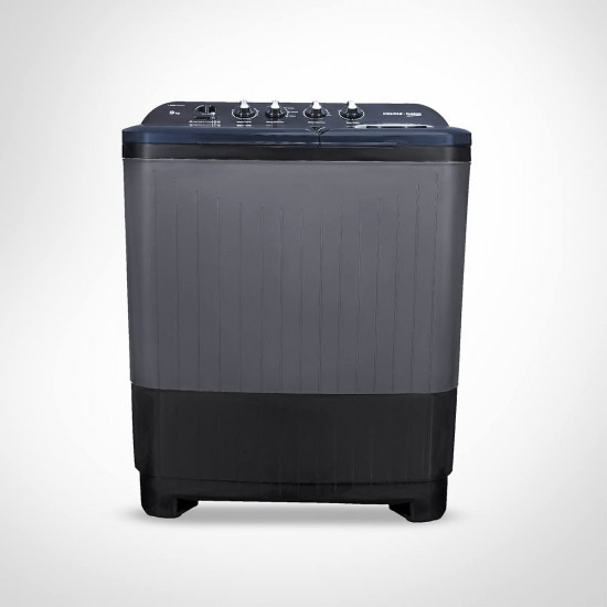 Voltas beko, A Tata Product 9 kg 5 Star Semi-Automatic Twin Tub Top Load Washing machine, (WTT90UDX/BKGR4KPTD, Black, 2023 Model, Special Pulsator wash Method)