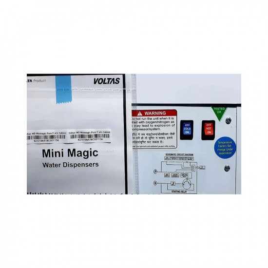 Voltas Mini Magic Pure-F 500-Watt Water Dispenser White