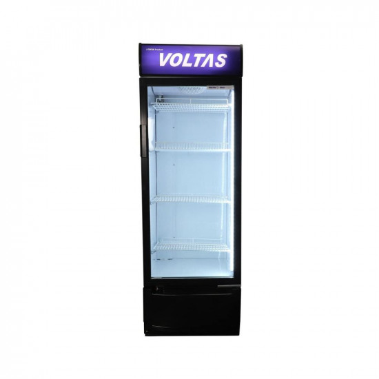 Voltas front glass shop fridge