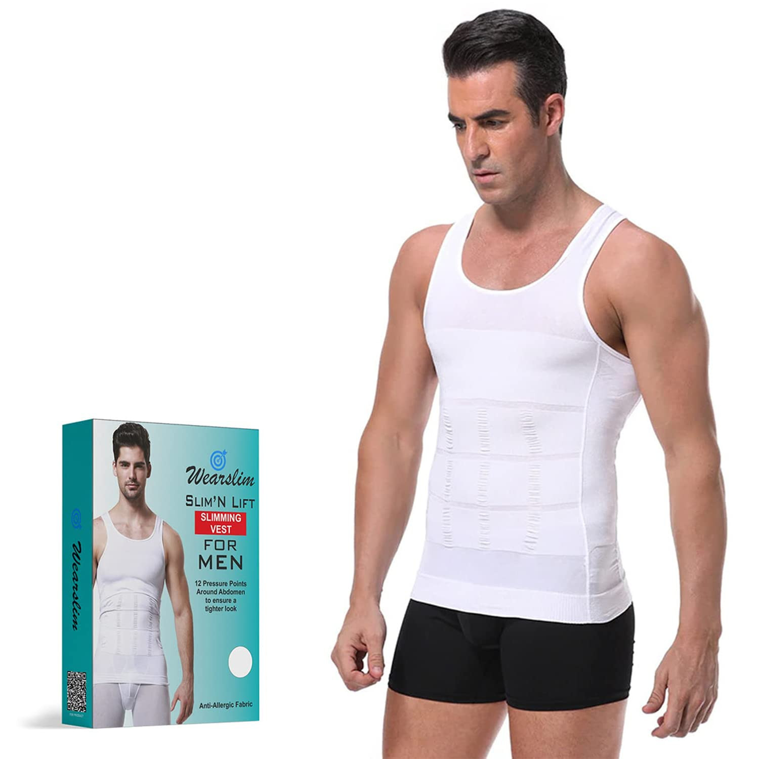 Wearslim® Men's Slimming Body Shaper Vest Shirt