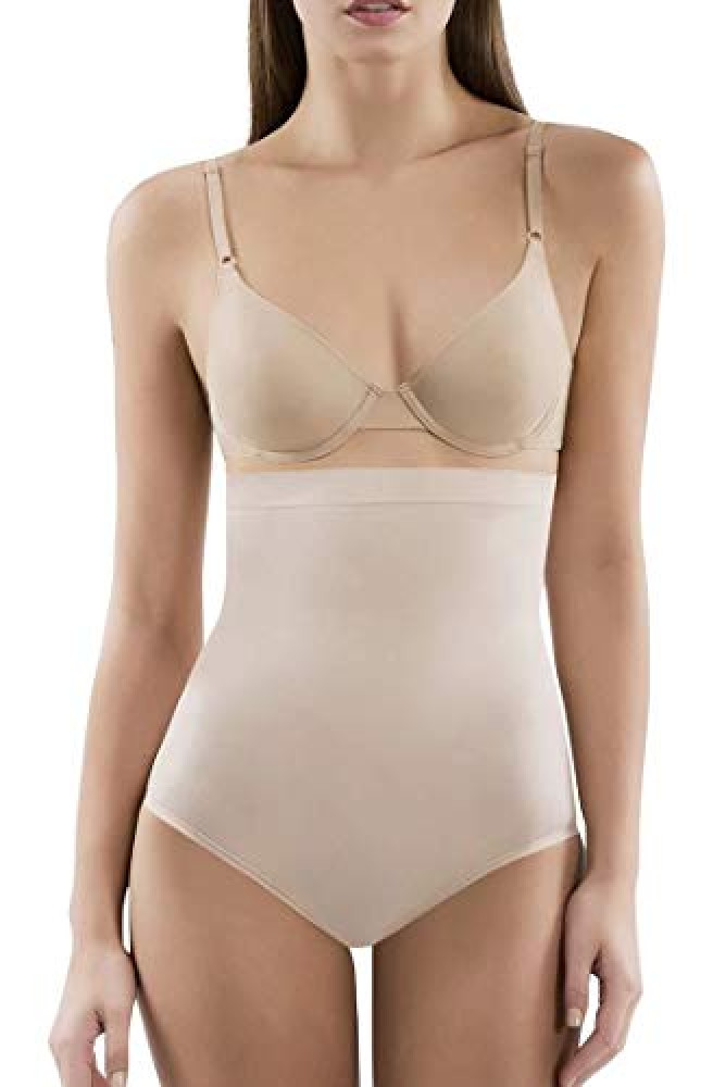 Wearslim Slim Control Women's High Waist Slimming Shapewear Panties-Tummy  Slimmer Body Shaper Butt Lifter-Cream,Size  Small/Medium-Waist(27-36)Hip(32-42)inch