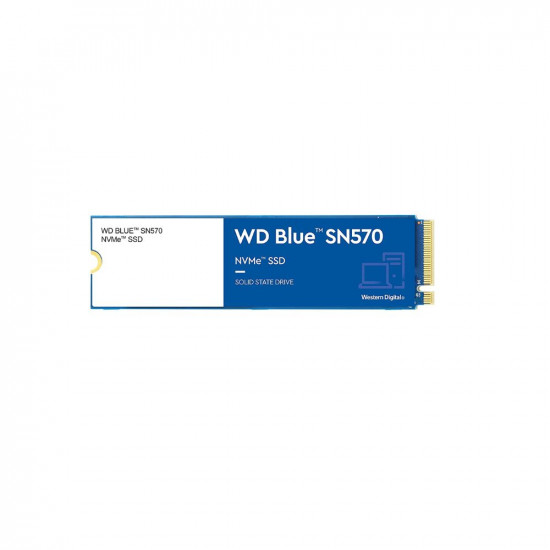 Western Digital WD Blue SN570 NVMe 1TB, Upto 3000MB/s, with Free 1 Month Adobe Creative Cloud Subscription, 5 Y Warranty, PCIe Gen 3 NVMe M.2 (2280), Internal Solid State Drive (SSD) (WDS100T3B0C)