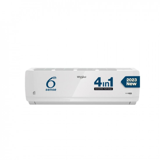 Whirlpool 1.5 Ton 3 Star, Flexicool Inverter Split AC (Copper, Convertible 4-in-1 Cooling Mode, HD Filter 2023 Model, S3K1PPO, White)