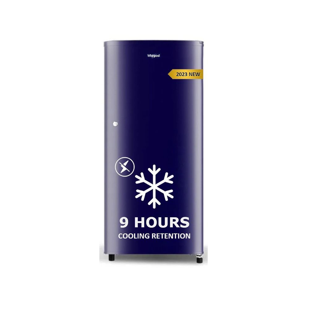 Whirlpool 184 L 3 Star Direct-Cool Single Door Refrigerator (205 WDE CLS 3S SAPPHIRE BLUE-Z, Sapphire Blue, Blue, 2023 Model)