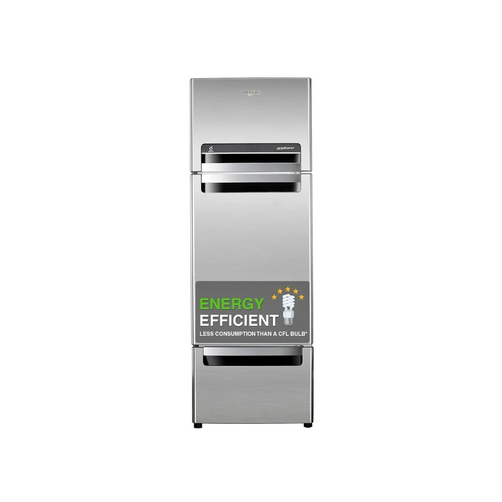 Whirlpool 260 L Frost-Free Triple-Door Refrigerator (FP 283D PROTTON ROY, German Steel)