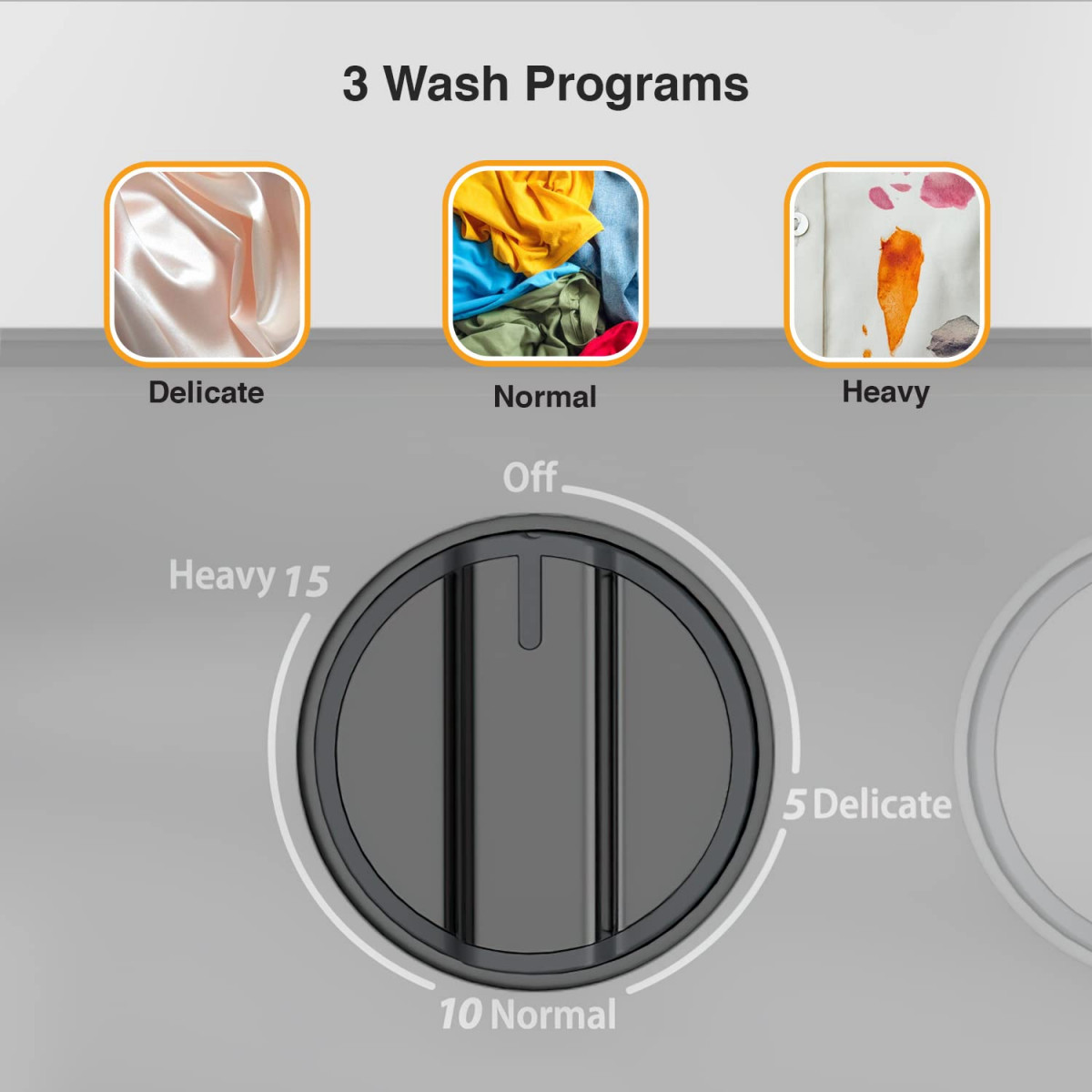 Whirlpool 6 Kg 5 Star Superb Atom Semi-Automatic Top Loading Washing Machine SUPERB ATOM 60I Grey Dazzle TurboScrub Technology