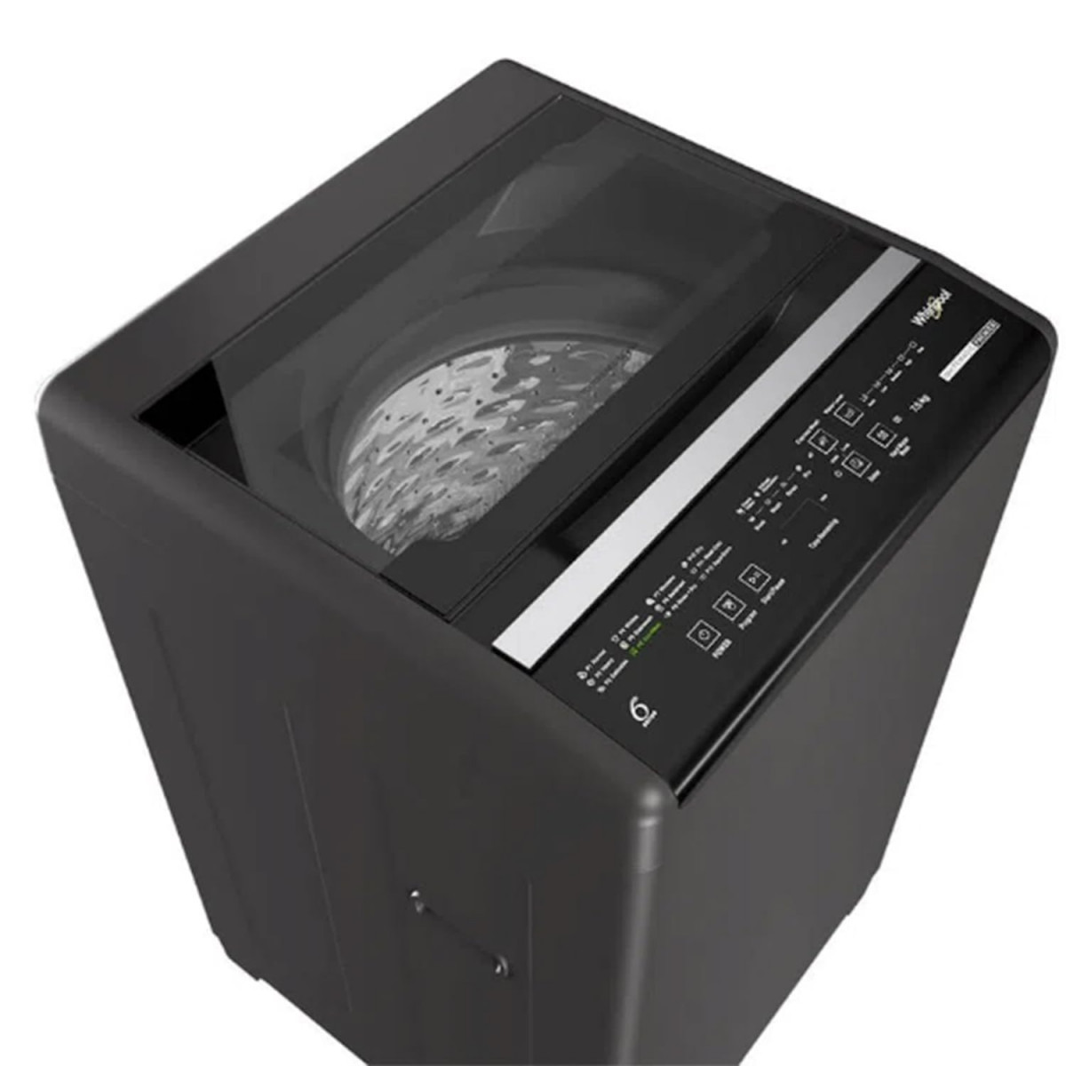 WHIRLPOOL 75 Kg 5 Star In-Built Heater Fully Automatic Top Load Washing MachineWhitemagic Premier GenX 75kg 10YMW GREY