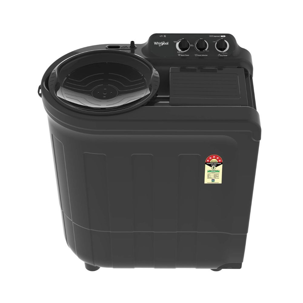 Whirlpool 7.5 Kg 5 Star Semi-Automatic Top Loading Washing Machine (ACE 7.5 SUPREME, Grey Dazzle)