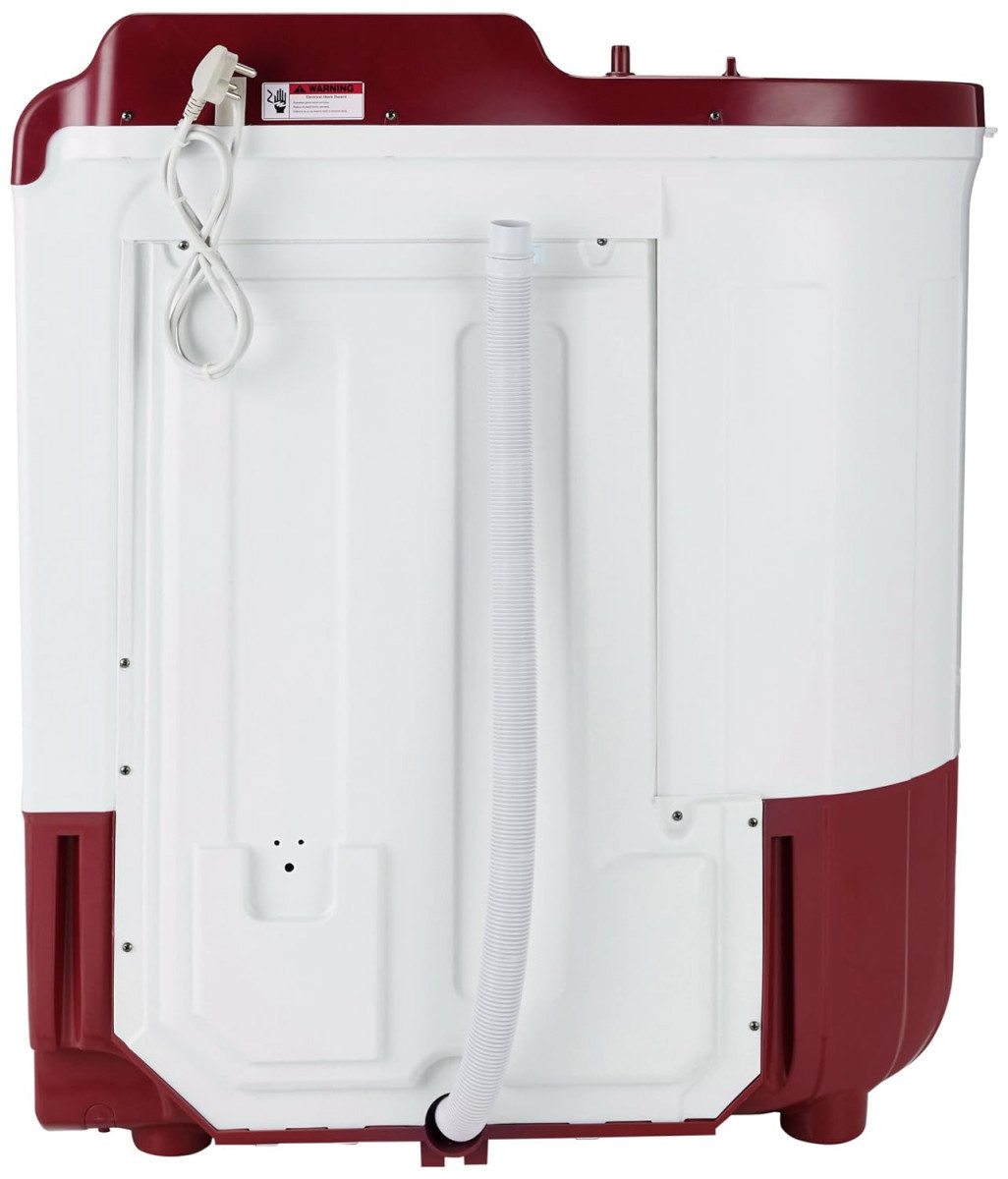 Whirlpool 8 kg 5 Star Semi-Automatic Top Loading Washing Machine ACE SUPER SOAK 80 Coral Red Supersoak Technology