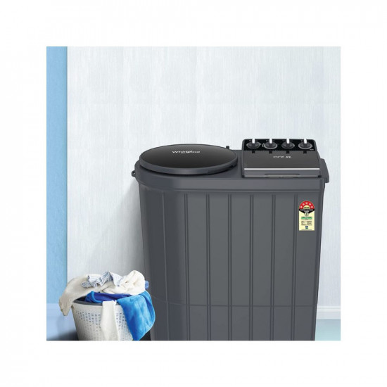 Whirlpool 9 Kg 5 Star Ace XL Semi-Automatic Top Loading Washing Machine (ACE XL 9, Graphite Grey, 3D Scrub Technology)