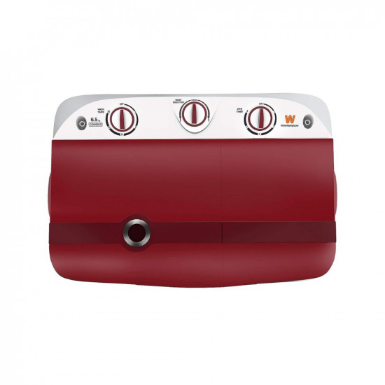 White Westinghouse 6.5 kg 360 Wash Care Semi Automatic Top loading washing machine ( 2022 Model/ CSW6500, Maroon)